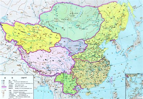 古代中国地图图片