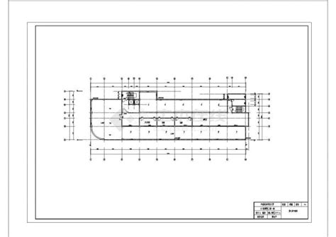 阜阳市某食品厂8千平8层钢混框架结构综合楼建筑+结构设计CAD图纸_钢混结构_土木在线
