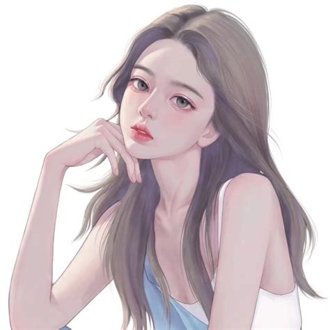 手绘非主流头像全身