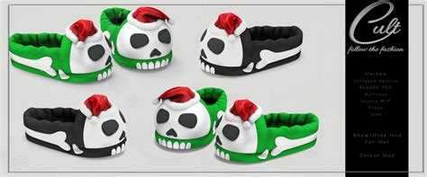 Second Life Marketplace - : CULT : Skull Xmas with HUD (Male) 1.0