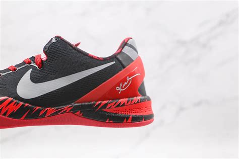 耐克Nike Kobe 8 System纯原版本科比8代黑红反光钩篮球鞋内置真实碳板气垫 货号：613959-002-莆田复刻鞋Fake网