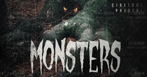 音效素材|凶猛怪兽恐怖怪物音效素材合集包 Cinetools – Monsters - CG资源网