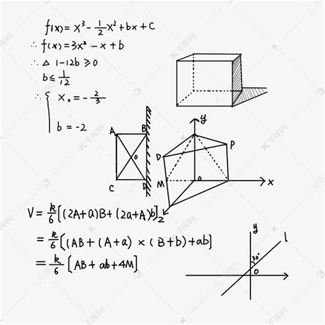 矢量数学公式插画图片-复杂的数学公式矢量插画素材-高清图片-摄影照片-寻图免费打包下载