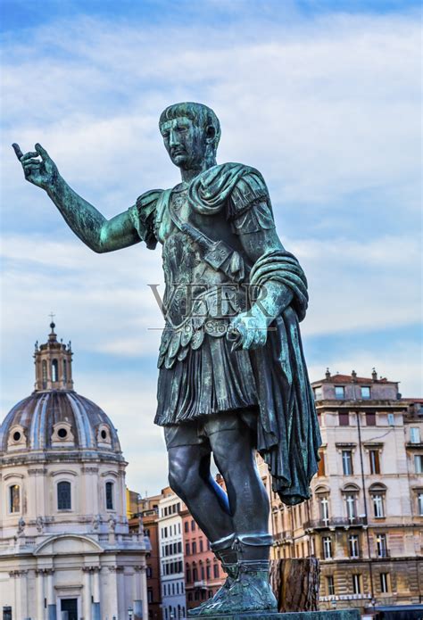 意大利罗马奥古斯都凯撒雕像教堂照片摄影图片_ID:309460937-Veer图库