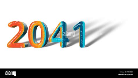 Happy new year 2041 hi-res stock photography and images - Alamy
