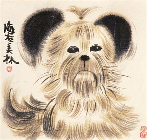 美林硬笔画图片