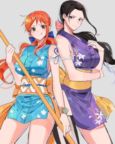 海贼王路飞X娜美图片 海贼王路飞X娜美图片
