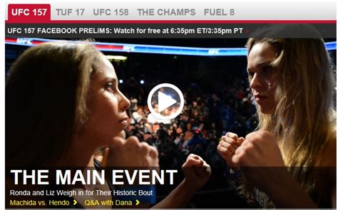 UFC157 로우지:카무치 댄헨더슨:마치다 경기 인터넷 실시간 라이브 중계방송 영상 - 2월24일