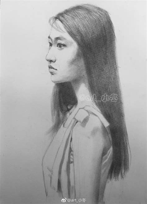 怎么画甜美女生头像图片