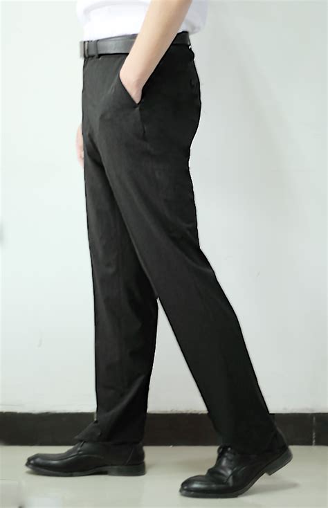 深灰色冰氨纤维再生纤维素纤维混纺四面弹春夏西裤-男装定制 | 拉雅网，拉雅私定，拉雅私人定制，在线定制领导品牌
