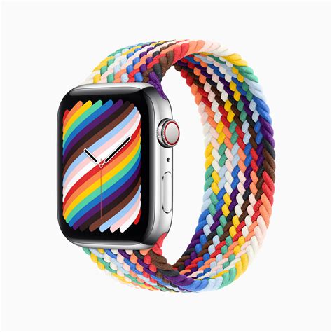 苹果发布新款彩虹版编织单圈表带和Nike回环式运动表带_凤凰网