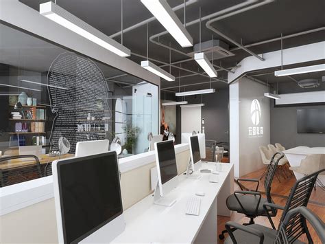 广告公司办公空间设计|空间|室内设计|ARK珂工作室 - 原创作品 - 站酷 (ZCOOL)