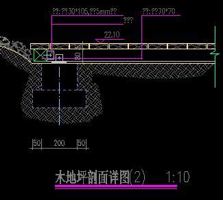 某户外坡道地坪CAD图纸_土木在线