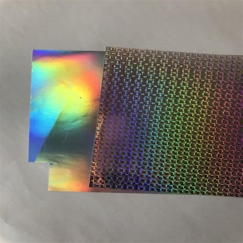 激光镭射标制作 优尼克专业生产镭射烫印标 烫印不干胶标签