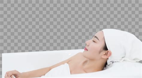 浴缸泡澡放松的年轻女性设计元素2240*1493图片素材免费下载-编号79212-潮点视频