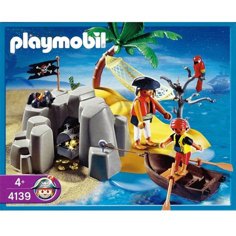 Playmobil - 4139 Pirate island compact set - DECOTOYS