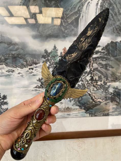 万圣节埃及蛇头拐杖及权杖 权杖美国队长 骷髅金属魔法师武器-阿里巴巴