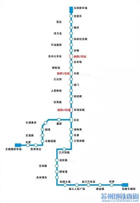 苏州地铁3号线线路图 站点分布详情- 苏州本地宝