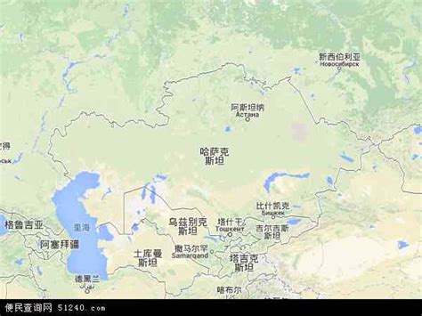 哈萨克斯坦地图 - 哈萨克斯坦卫星地图 - 哈萨克斯坦高清航拍地图