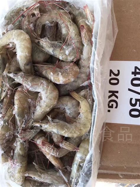 【海之林】白虾大虾对虾 广州冷冻海鲜冷冻食品批发 水冻白虾-阿里巴巴