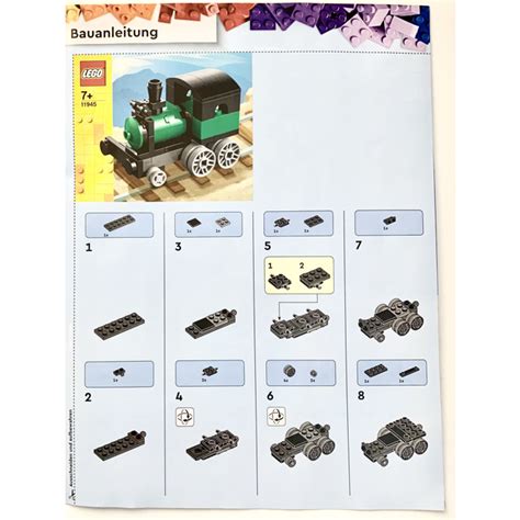 LEGO Steam Locomotive 11945 Instructions | Brick Owl - LEGO Marché