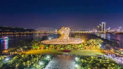 长沙橘子洲头伟人雕塑实拍空境素材—高清视频下载、购买_视觉中国视频素材中心