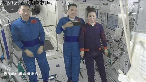 中国空间站全貌高清图像首次公布，由神舟十六乘组拍摄_凤凰网视频_凤凰网