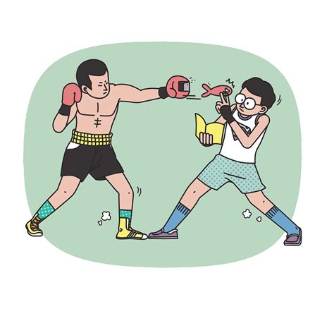 拳击|插画|商业插画|lvanlue_原创作品-站酷ZCOOL