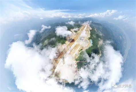 这里22张照片展现巫山机场的建设变化全过程_三峡