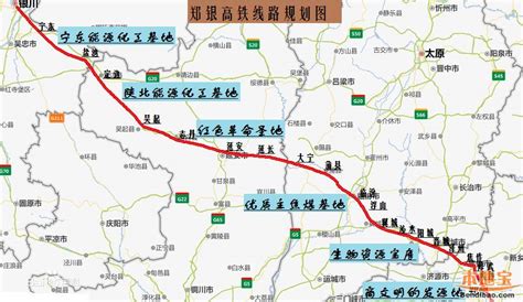 郑银高铁线路规划图- 郑州本地宝