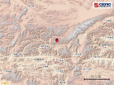西藏日喀则市谢通门县发生3.7级地震