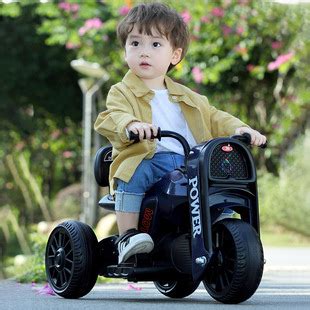 儿童电动车摩托车玩具车可坐人电瓶充电三轮车宝宝男孩小朋友警车-淘宝网