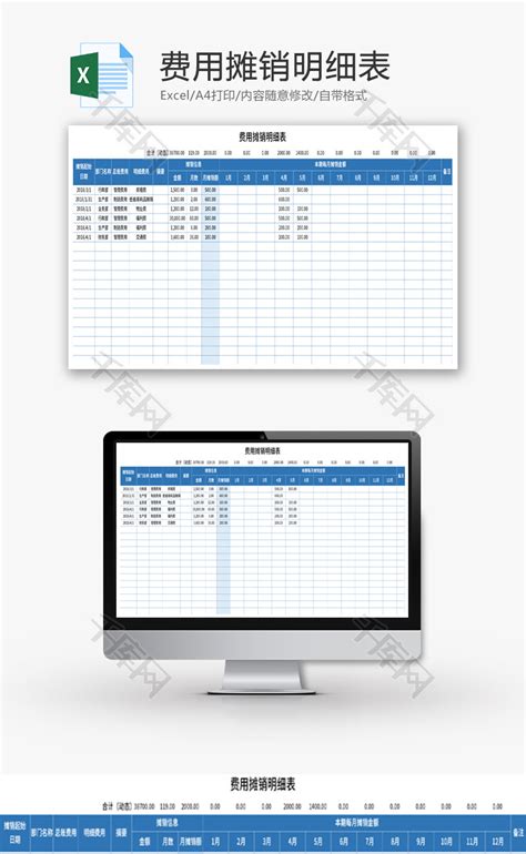 经营成本费用明细表Excel模板_经营成本费用明细表Excel模板下载_其他-脚步网