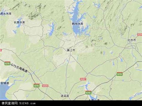 廉江市地图 - 廉江市卫星地图 - 廉江市高清航拍地图