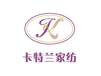 卡特兰家纺公司logo - 123标志设计网™