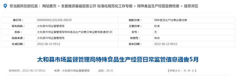 安徽省太和县市场监管局：2家公司限期整改-中国质量新闻网