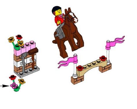 LEGO Juniors 10674 pas cher - Grande boîte du centre équestre