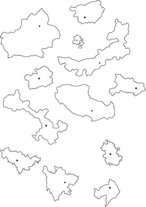 各省轮廓图图片