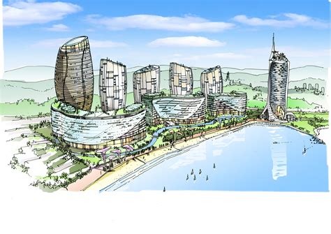 深圳南澳月亮湾广场景观设计改造公园/公共空间_奥雅设计官网