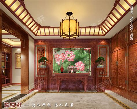 河南洛阳市别墅中式装修 别具风情的一隅_紫云轩中式设计装饰机构
