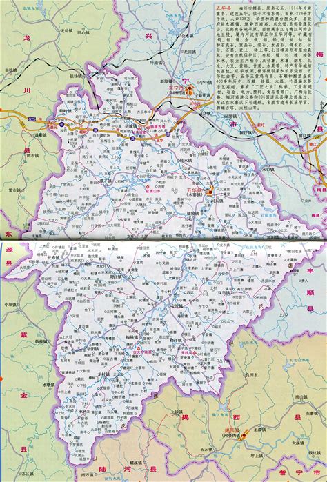 广东省梅州市旅游地图高清版_广东地图_初高中地理网