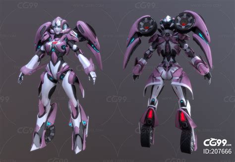阿尔茜-变形金刚 科幻 机甲女神 机甲女战士-cg模型免费下载-CG99