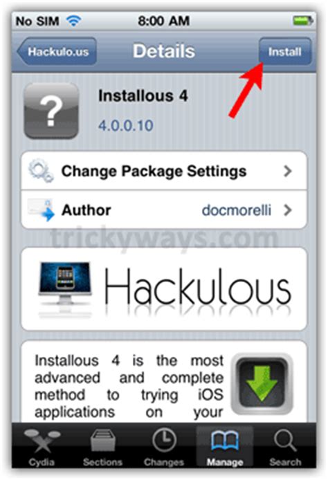 How to Install Installous on iPhone 4 - iPhone
