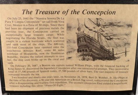 TREASURE OF THE CONCEPCION 1641 SHIPWRECK SILVER "PIECE OF 8" 8 REALES
