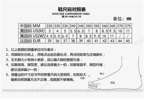 中国鞋子尺码和美国鞋子尺码一样吗?中国鞋子标准码_码数对照表 - 尺码通