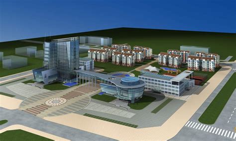 宁夏中卫3dmax 模型下载-光辉城市