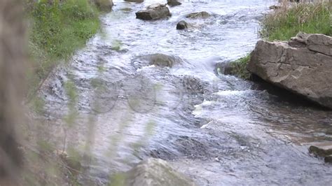 站在小溪边享受瀑布的女人在喝水高清图片下载-正版图片502071625-摄图网