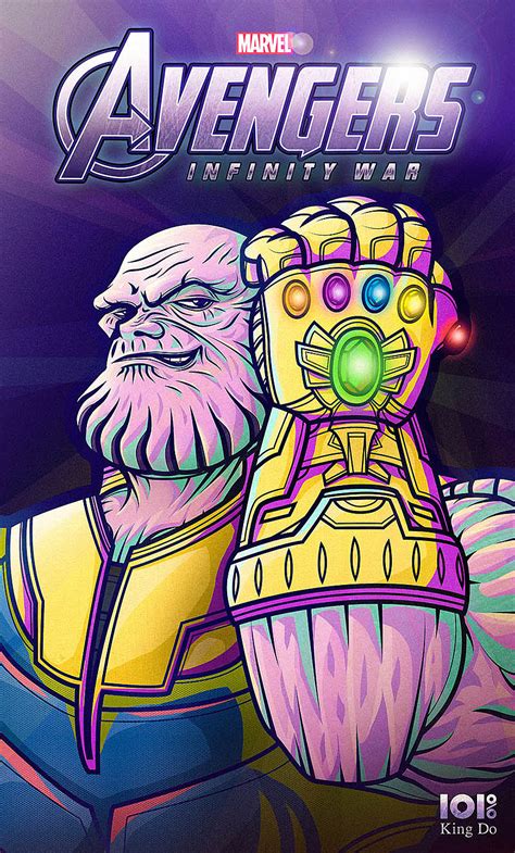 复仇者联盟 无限战争 Thanos灭霸|插画|商业插画|Rockyse - 原创作品 - 站酷 (ZCOOL)