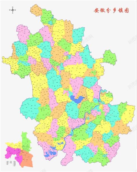 安徽省地图高清图片