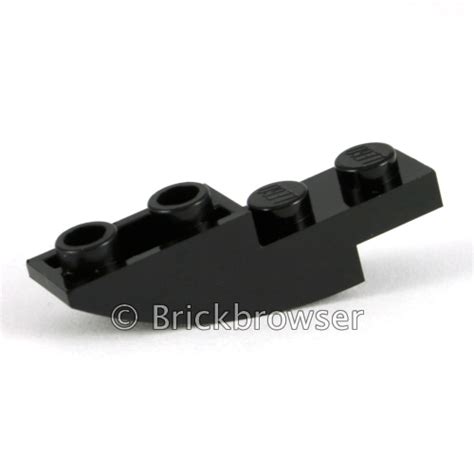 LEGO Black Slope 1 x 4 Curved Inverted (13547) | Brick Owl - LEGO ...
